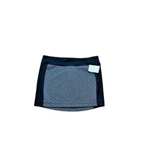 Smartwool Diamond Peak Quilted Skirt Women's size Large - Mini -Outdoors - Gray